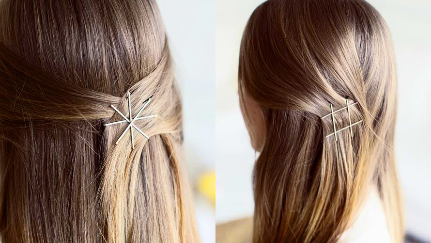 using bobby pins